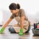 Detailed cleaning supplies for kitchen and bathroom deep cleaning